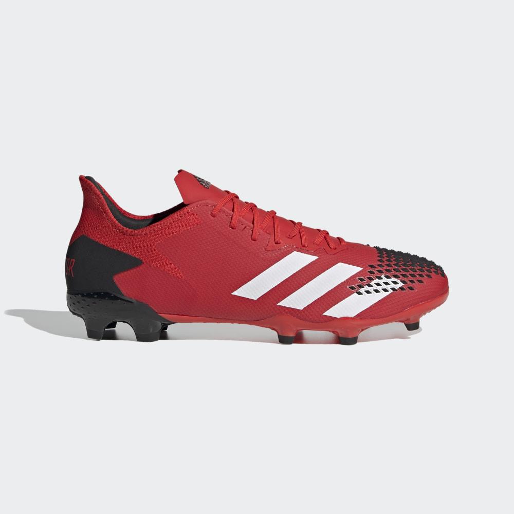 Adidas Men's Predator 20.2 Firm Ground Football Boots Red/White/Black Ireland EE9553